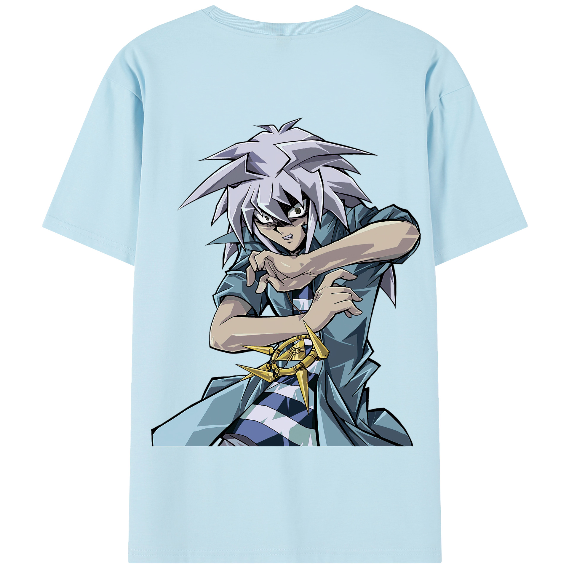 （画像用） 遊☆戯☆王 Yu-Gi-Oh! 綿100％半袖Tシャツ（背面プリント）